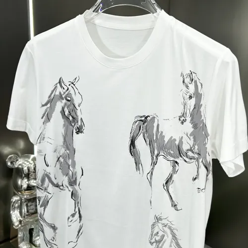 Replica Hermes T-Shirts Short Sleeved For Men #1464230 $88.00 USD for Wholesale