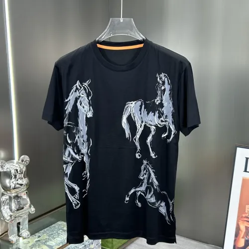 Wholesale Hermes T-Shirts Short Sleeved For Men #1464231 $88.00 USD, Wholesale Quality Replica Hermes T-Shirts