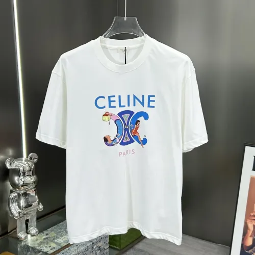 Wholesale Celine T-Shirts Short Sleeved For Unisex #1464269 $72.00 USD, Wholesale Quality Replica Celine T-Shirts