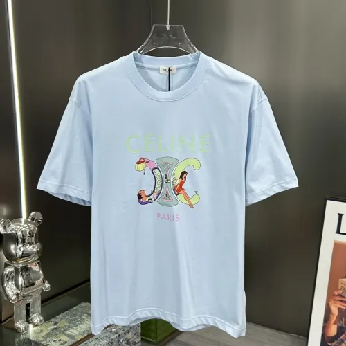Wholesale Celine T-Shirts Short Sleeved For Unisex #1464270 $72.00 USD, Wholesale Quality Replica Celine T-Shirts