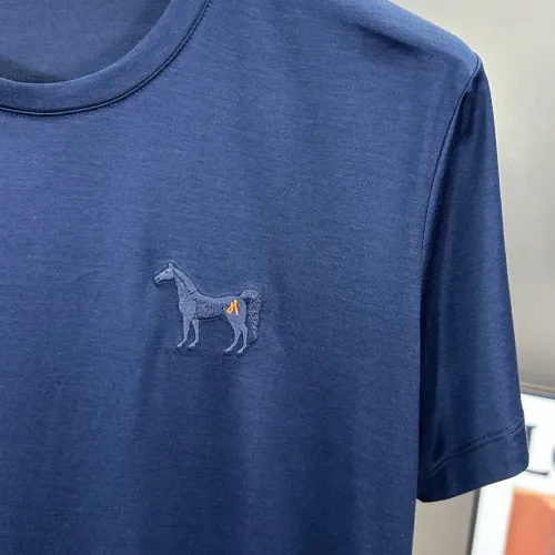 Replica Hermes T-Shirts Short Sleeved For Men #1464280 $88.00 USD for Wholesale