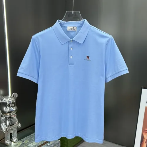 Wholesale Hermes T-Shirts Short Sleeved For Men #1464290 $82.00 USD, Wholesale Quality Replica Hermes T-Shirts