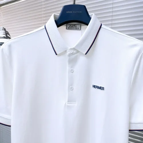 Replica Hermes T-Shirts Short Sleeved For Men #1464385 $45.00 USD for Wholesale