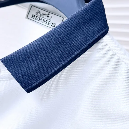 Replica Hermes T-Shirts Short Sleeved For Men #1464388 $45.00 USD for Wholesale