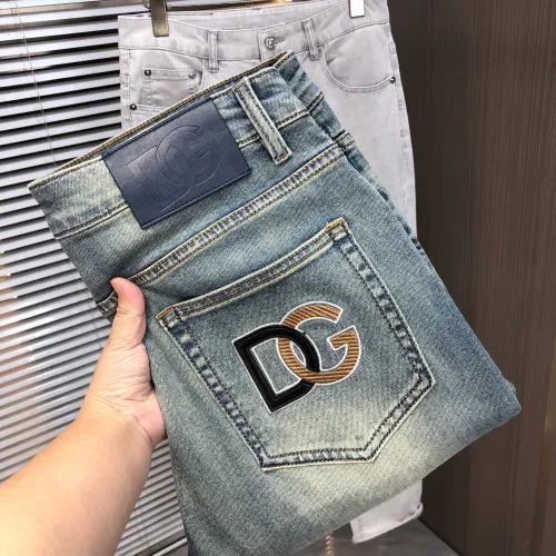 Wholesale Dolce &amp; Gabbana D&amp;G Jeans For Men #1464755 $76.00 USD, Wholesale Quality Replica Dolce &amp; Gabbana D&amp;G Jeans