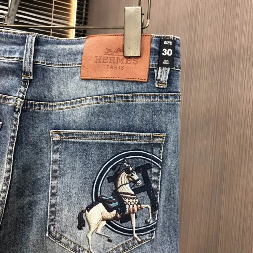 Replica Hermes Jeans For Men #1464764 $76.00 USD for Wholesale