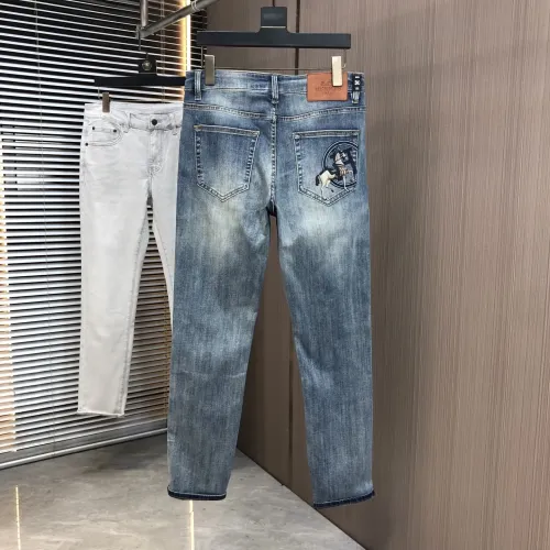Replica Hermes Jeans For Men #1464764 $76.00 USD for Wholesale