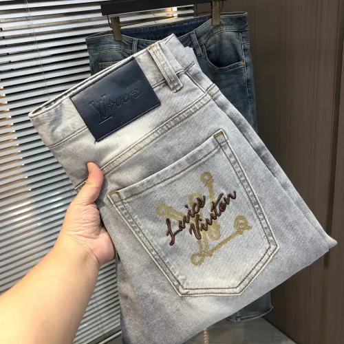 Wholesale Louis Vuitton LV Jeans For Men #1464777 $76.00 USD, Wholesale Quality Replica Louis Vuitton LV Jeans