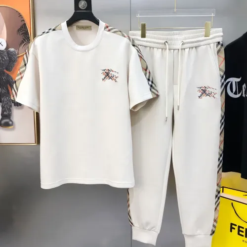 Wholesale Burberry Tracksuits Short Sleeved For Men #1464785 $98.00 USD, Wholesale Quality Replica Burberry Tracksuits