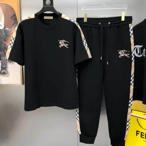 Wholesale Burberry Tracksuits Short Sleeved For Men #1464786 $98.00 USD, Wholesale Quality Replica Burberry Tracksuits