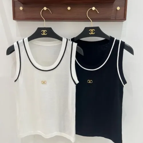 Replica Valentino T-Shirts Sleeveless For Women #1464795 $68.00 USD for Wholesale