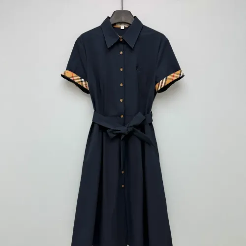 Wholesale Burberry Dresses Short Sleeved For Women #1464796 $85.00 USD, Wholesale Quality Replica Burberry Dresses