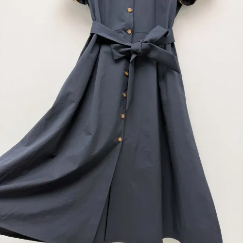 Replica Burberry Dresses Short Sleeved For Women #1464796 $85.00 USD for Wholesale