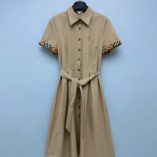 Wholesale Burberry Dresses Short Sleeved For Women #1464797 $85.00 USD, Wholesale Quality Replica Burberry Dresses