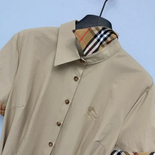 Replica Burberry Dresses Short Sleeved For Women #1464797 $85.00 USD for Wholesale