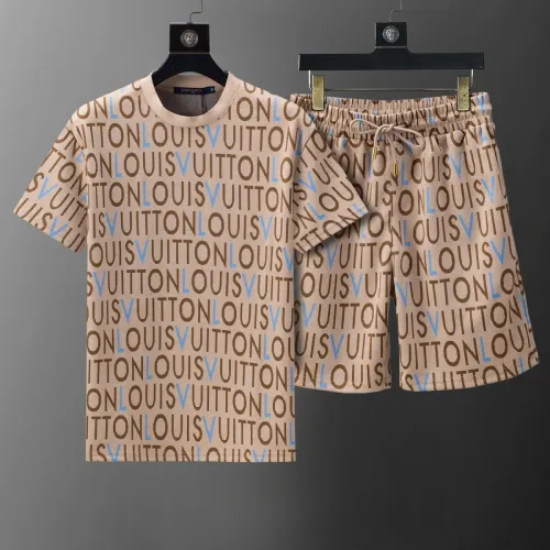 Wholesale Louis Vuitton LV Tracksuits Short Sleeved For Men #1464833 $42.00 USD, Wholesale Quality Replica Louis Vuitton LV Tracksuits