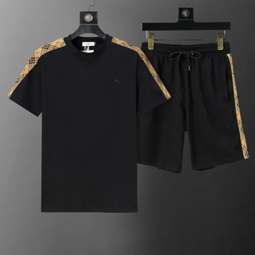 Wholesale Burberry Tracksuits Short Sleeved For Men #1464844 $42.00 USD, Wholesale Quality Replica Burberry Tracksuits