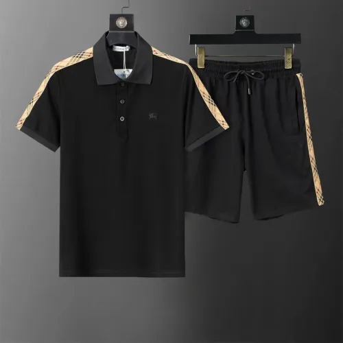 Wholesale Burberry Tracksuits Short Sleeved For Men #1464849 $45.00 USD, Wholesale Quality Replica Burberry Tracksuits