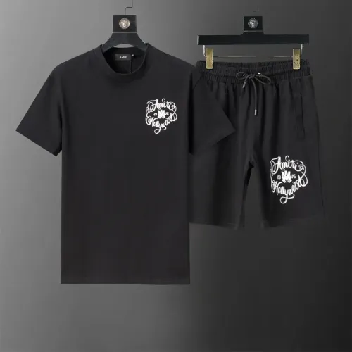 Wholesale Amiri Tracksuits Short Sleeved For Men #1464853 $42.00 USD, Wholesale Quality Replica Amiri Tracksuits