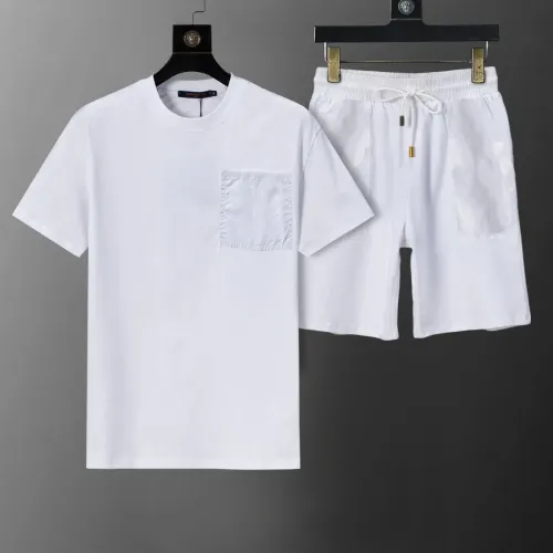 Wholesale Louis Vuitton LV Tracksuits Short Sleeved For Men #1464854 $42.00 USD, Wholesale Quality Replica Louis Vuitton LV Tracksuits