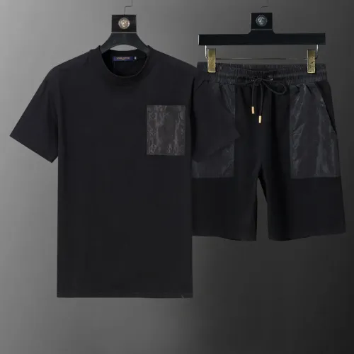 Wholesale Louis Vuitton LV Tracksuits Short Sleeved For Men #1464855 $42.00 USD, Wholesale Quality Replica Louis Vuitton LV Tracksuits