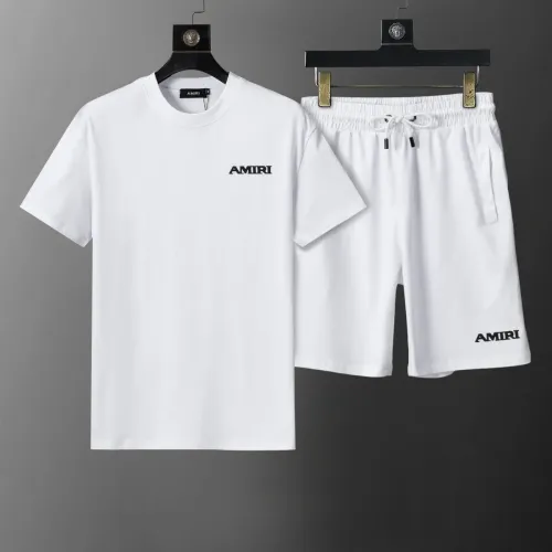 Wholesale Amiri Tracksuits Short Sleeved For Men #1464856 $42.00 USD, Wholesale Quality Replica Amiri Tracksuits