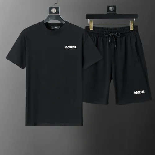 Wholesale Amiri Tracksuits Short Sleeved For Men #1464857 $42.00 USD, Wholesale Quality Replica Amiri Tracksuits