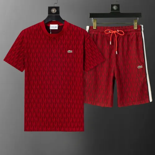 Wholesale Lacoste Tracksuits Short Sleeved For Men #1464859 $42.00 USD, Wholesale Quality Replica Lacoste Tracksuits