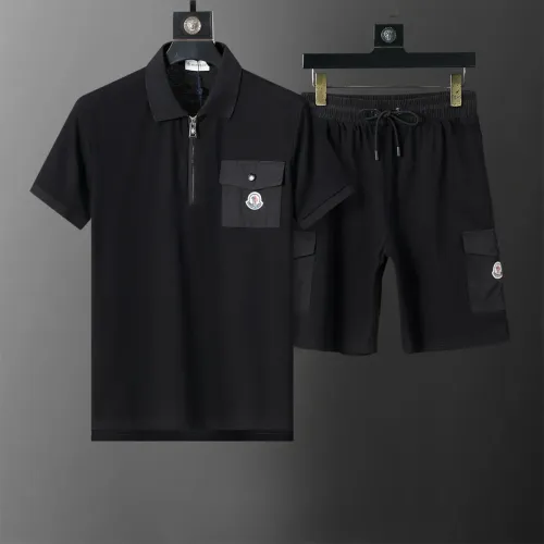 Wholesale Moncler Tracksuits Short Sleeved For Men #1464870 $48.00 USD, Wholesale Quality Replica Moncler Tracksuits