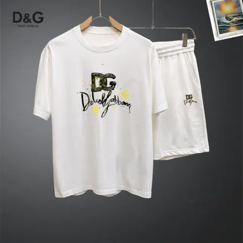 Wholesale Dolce &amp; Gabbana D&amp;G Tracksuits Short Sleeved For Men #1464893 $48.00 USD, Wholesale Quality Replica Dolce &amp; Gabbana D&amp;G Tracksuits