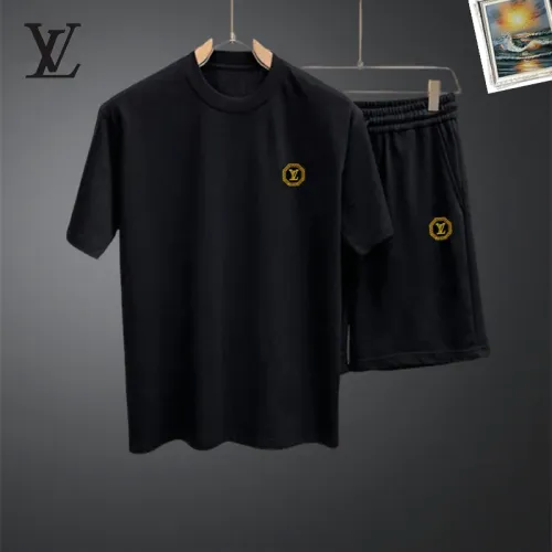 Wholesale Louis Vuitton LV Tracksuits Short Sleeved For Men #1464950 $48.00 USD, Wholesale Quality Replica Louis Vuitton LV Tracksuits