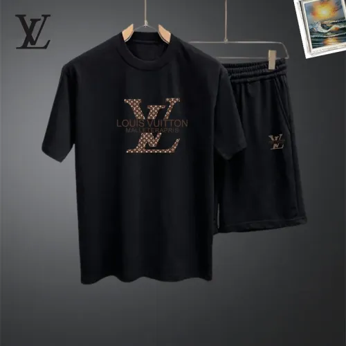 Wholesale Louis Vuitton LV Tracksuits Short Sleeved For Men #1464952 $48.00 USD, Wholesale Quality Replica Louis Vuitton LV Tracksuits