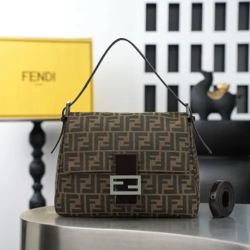 Wholesale Fendi AAA Quality Shoulder Bags For Women #1464969 $122.00 USD, Wholesale Quality Replica Fendi AAA Quality Shoulder Bags