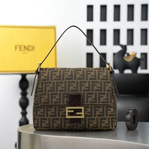 Wholesale Fendi AAA Quality Shoulder Bags For Women #1464970 $122.00 USD, Wholesale Quality Replica Fendi AAA Quality Shoulder Bags
