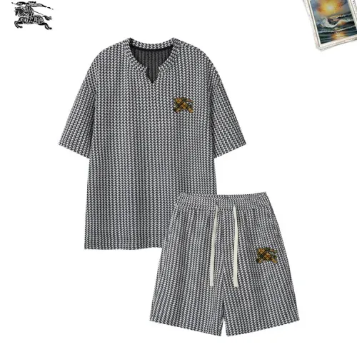 Wholesale Burberry Tracksuits Short Sleeved For Men #1464998 $52.00 USD, Wholesale Quality Replica Burberry Tracksuits