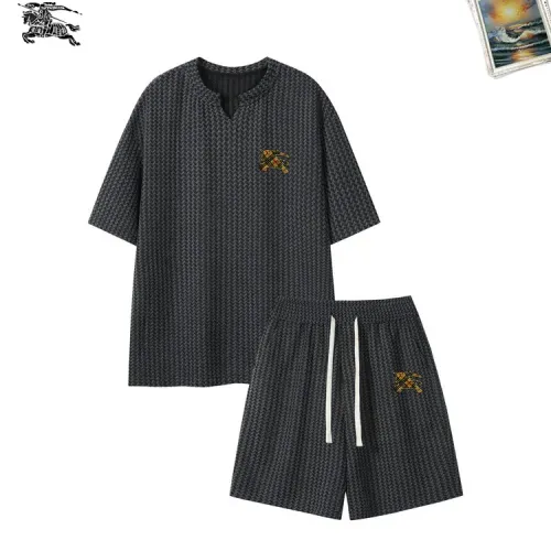 Wholesale Burberry Tracksuits Short Sleeved For Men #1464999 $52.00 USD, Wholesale Quality Replica Burberry Tracksuits