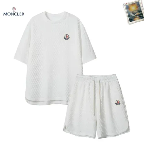 Wholesale Moncler Tracksuits Short Sleeved For Men #1465001 $52.00 USD, Wholesale Quality Replica Moncler Tracksuits