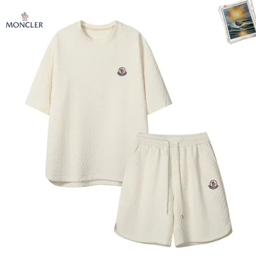Wholesale Moncler Tracksuits Short Sleeved For Men #1465002 $52.00 USD, Wholesale Quality Replica Moncler Tracksuits