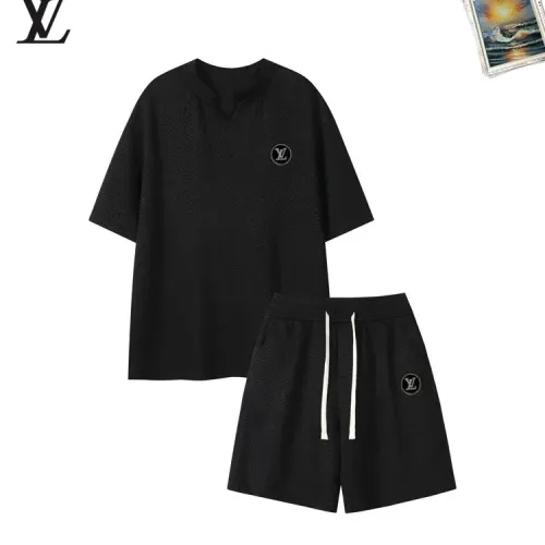 Wholesale Louis Vuitton LV Tracksuits Short Sleeved For Men #1465009 $52.00 USD, Wholesale Quality Replica Louis Vuitton LV Tracksuits