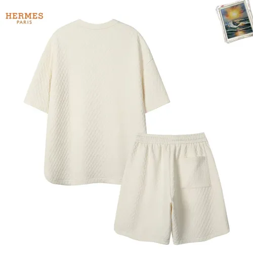 Replica Hermes Tracksuits Short Sleeved For Men #1465011 $52.00 USD for Wholesale