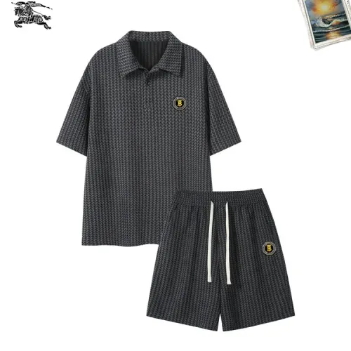 Wholesale Burberry Tracksuits Short Sleeved For Men #1465014 $52.00 USD, Wholesale Quality Replica Burberry Tracksuits