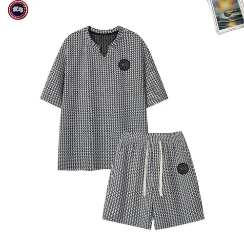 Wholesale Canada Goose Tracksuits Short Sleeved For Men #1465016 $52.00 USD, Wholesale Quality Replica Canada Goose Tracksuits