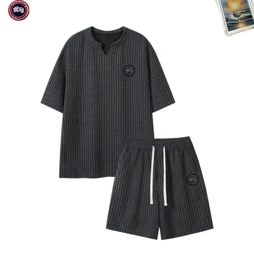 Wholesale Canada Goose Tracksuits Short Sleeved For Men #1465017 $52.00 USD, Wholesale Quality Replica Canada Goose Tracksuits