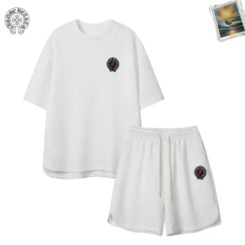 Wholesale Chrome Hearts Tracksuits Short Sleeved For Men #1465019 $52.00 USD, Wholesale Quality Replica Chrome Hearts Tracksuits