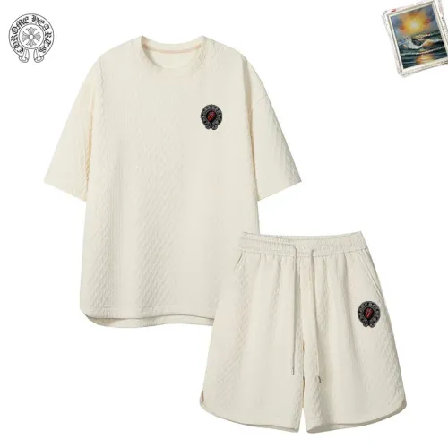 Wholesale Chrome Hearts Tracksuits Short Sleeved For Men #1465020 $52.00 USD, Wholesale Quality Replica Chrome Hearts Tracksuits