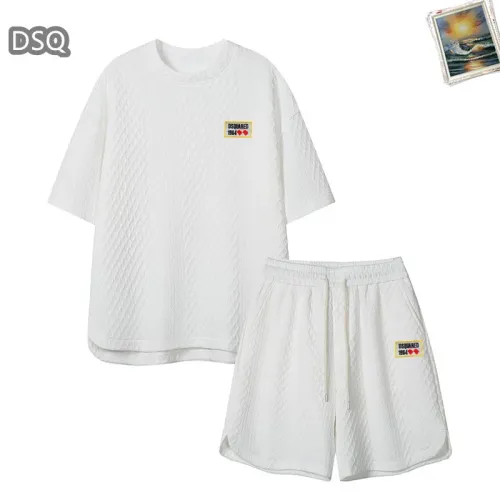 Wholesale Dsquared Tracksuits Short Sleeved For Men #1465028 $52.00 USD, Wholesale Quality Replica Dsquared Tracksuits