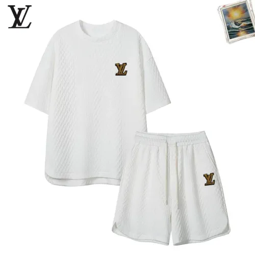 Wholesale Louis Vuitton LV Tracksuits Short Sleeved For Men #1465031 $52.00 USD, Wholesale Quality Replica Louis Vuitton LV Tracksuits