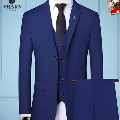Wholesale Prada Tracksuits Long Sleeved For Men #1465051 $105.00 USD, Wholesale Quality Replica Prada Tracksuits