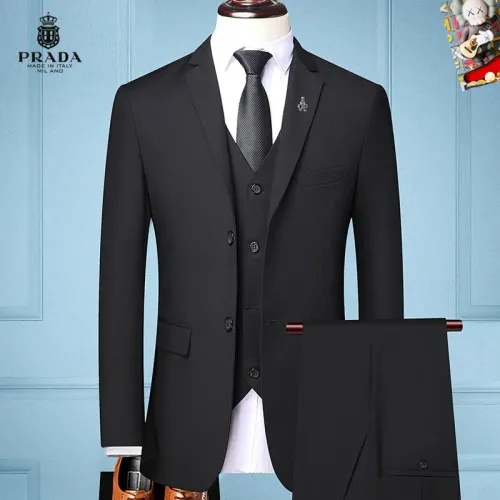 Wholesale Prada Tracksuits Long Sleeved For Men #1465053 $105.00 USD, Wholesale Quality Replica Prada Tracksuits