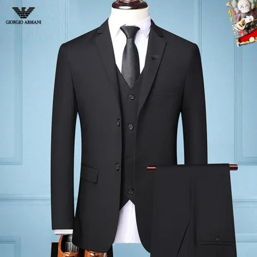 Wholesale Armani Tracksuits Long Sleeved For Men #1465090 $105.00 USD, Wholesale Quality Replica Armani Tracksuits